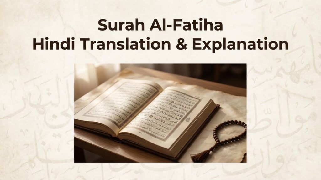 Surah Al-Fatiha In Hindi Translation