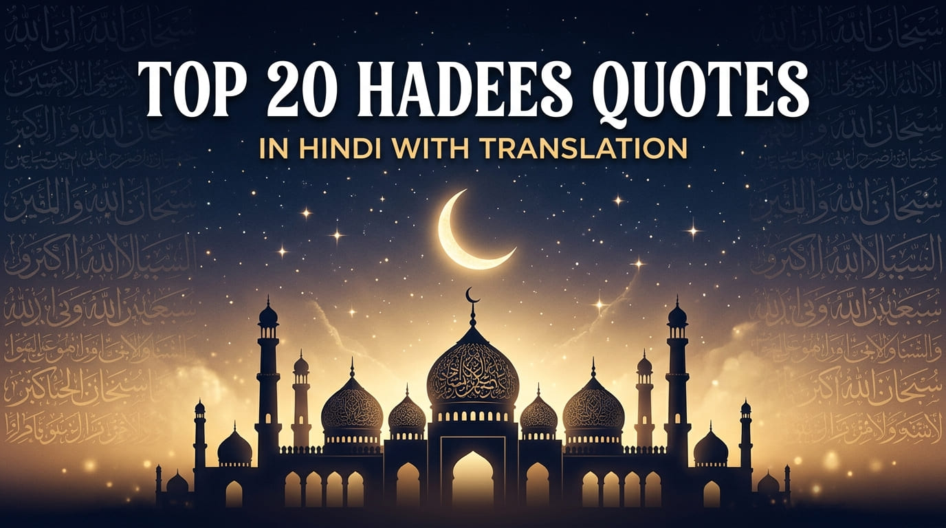 Top 20 Hadees Quotes In Hindi With Translation